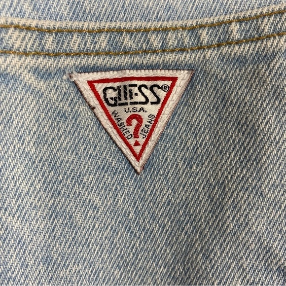 Vintage Guess jeans Triangle patch pocket Made in USA - Picture 8 of 12